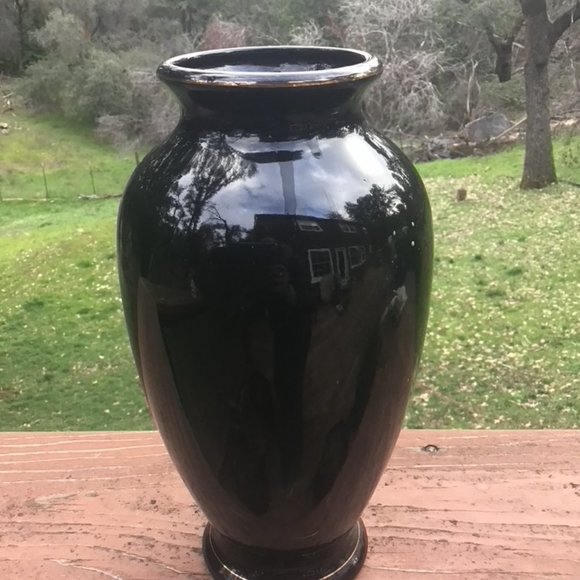 Beautiful Large Japanese Style Vintage Vase 11" - Picture 4 of 5